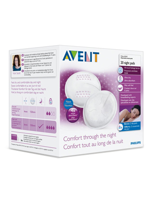 Avent breastpads night